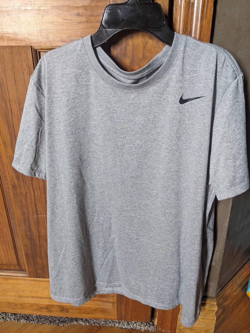 Nike Gray Short Sleeve Dri-FIT Crew Tee